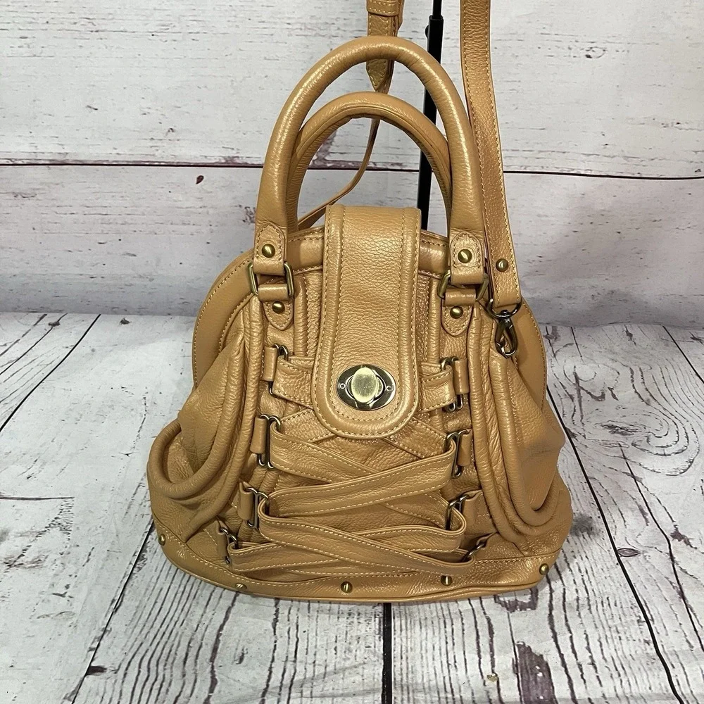 Follis Laced Julia Leather Bag‎ Convertible Backpack Purse InStyle Feature